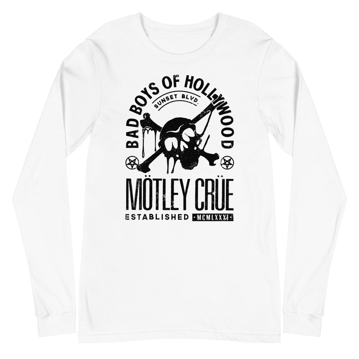 Motley Crue - Bad Boys of Hollywood Long Sleeve T-Shirt ()