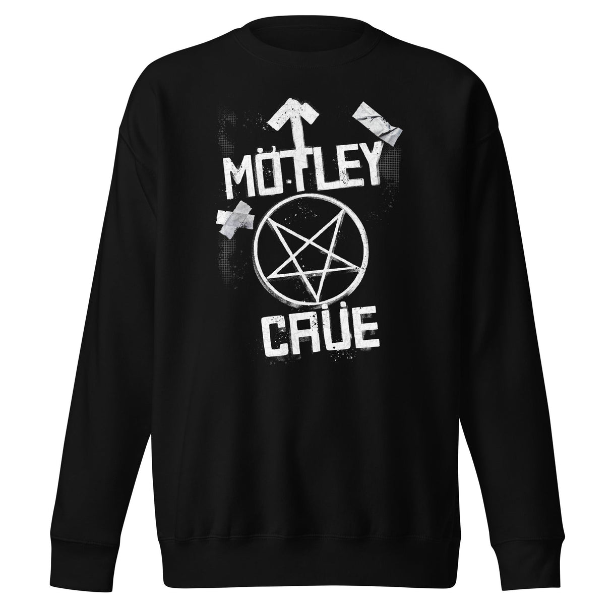 Motley Crue - Black and White Logo Sweatshirt ()