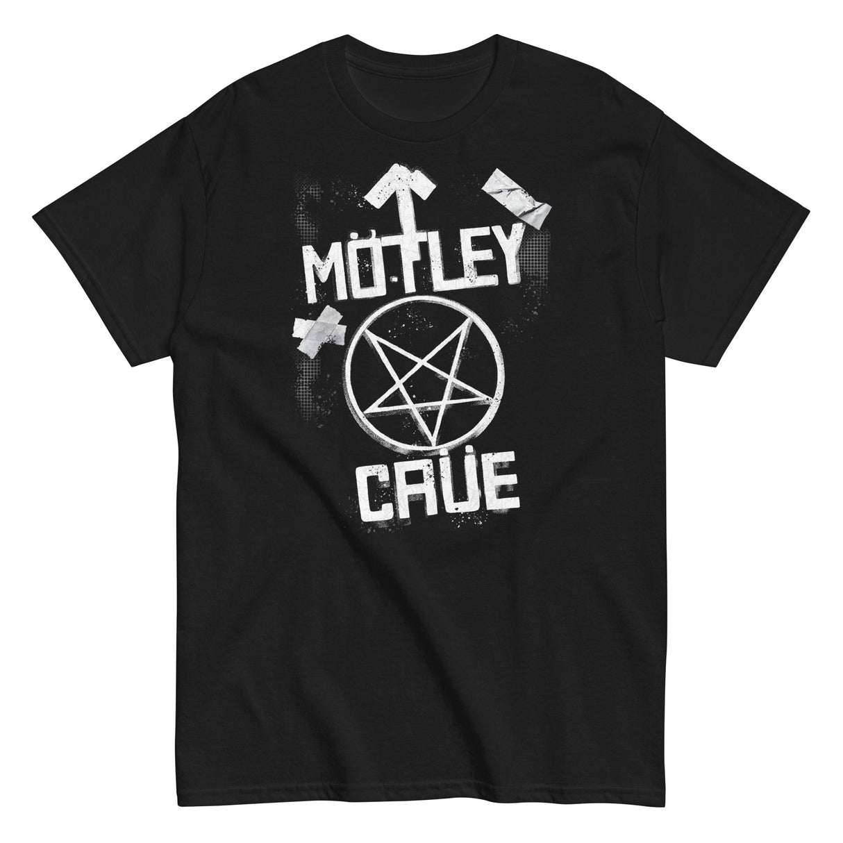 Motley Crue - Black and White Logo T-Shirt ()