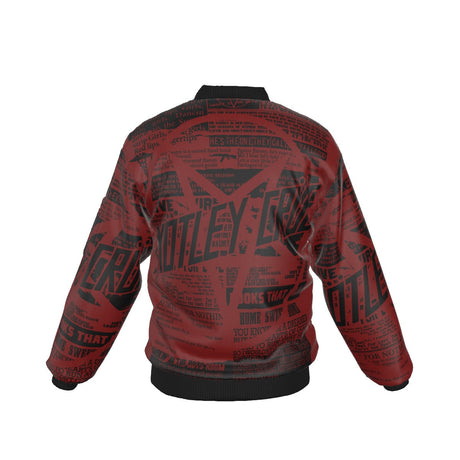 MERCHMOMENT Motley Crue Graffiti Bomber Jacket [Jacket]