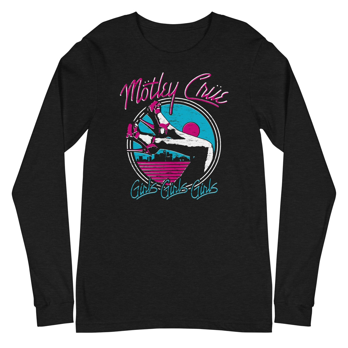 Motley Crue - Miami Girls Long Sleeve T-Shirt ()