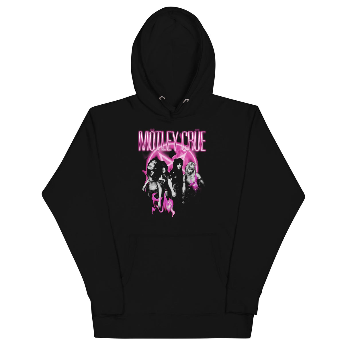 Motley Crue - Neon Pink Hoodie ()