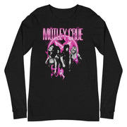 MERCHMOMENT Motley Crue - Neon Pink Long Sleeve T-Shirt [Apparel]