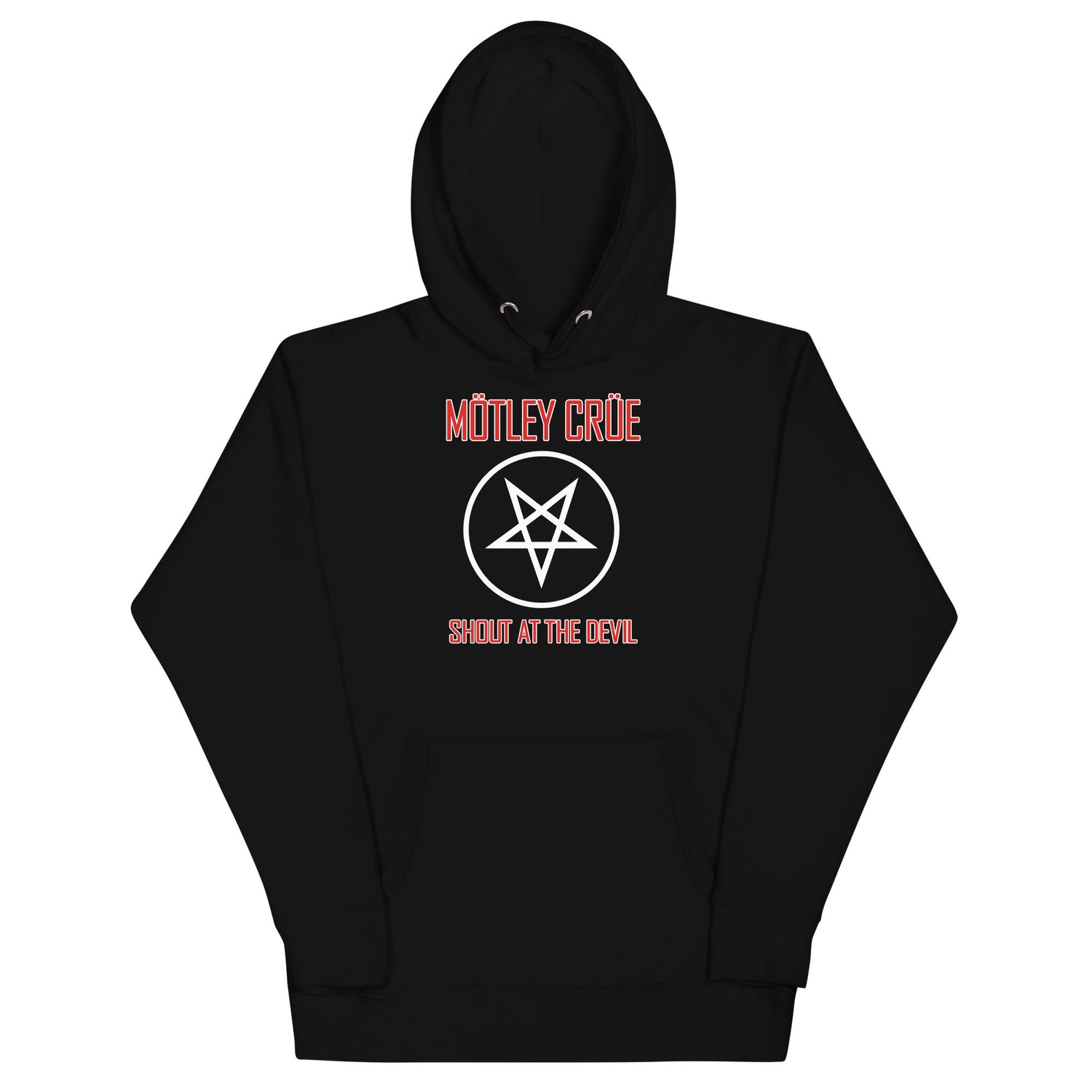 MERCHMOMENT Motley Crue - Pentagram Shout Hoodie [Apparel]