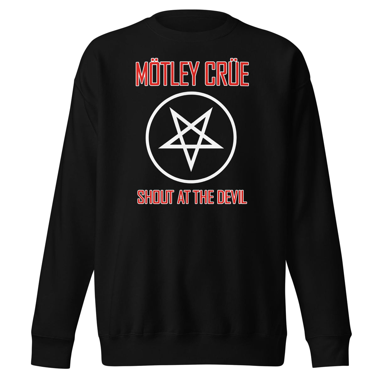 MERCHMOMENT Motley Crue - Pentagram Shout Sweatshirt [Apparel]