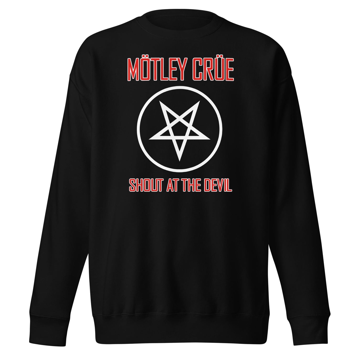 MERCHMOMENT Motley Crue - Pentagram Shout Sweatshirt [Apparel]