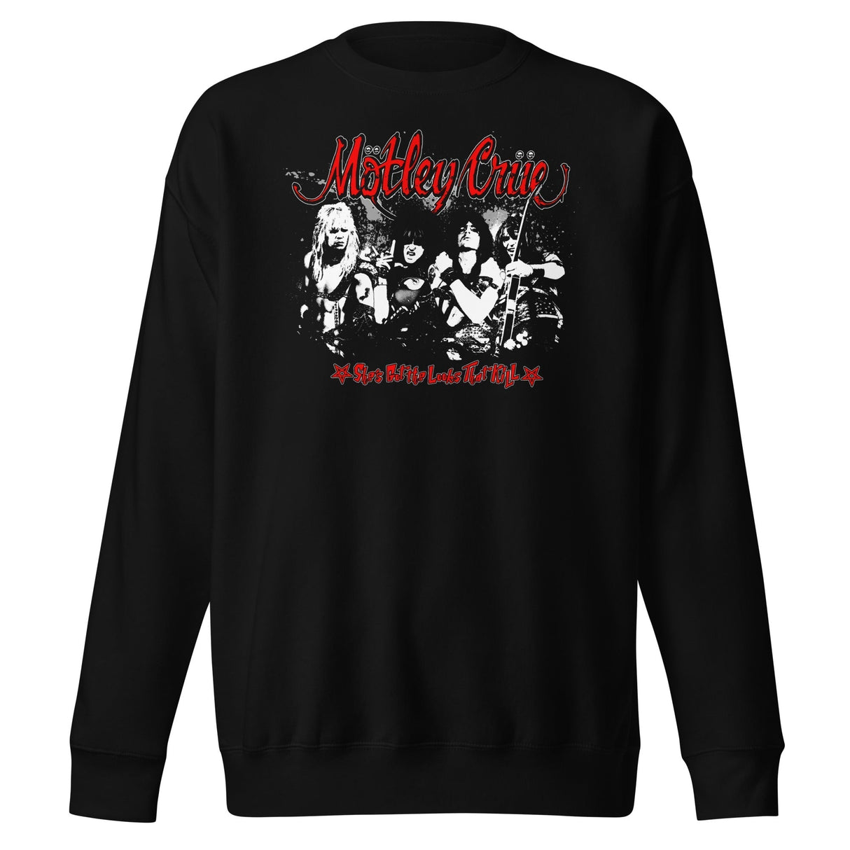 MERCHMOMENT Motley Crue - She's Got the Looks Sweatshirt [Apparel]