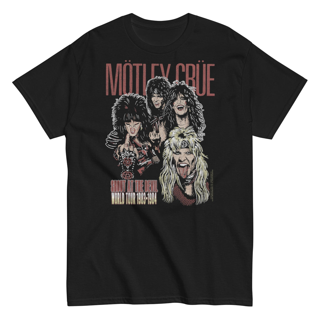 MERCHMOMENT Motley Crue - Shout at the Devil T-Shirt [Apparel]