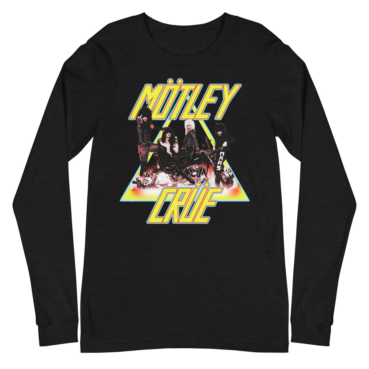 Motley Crue - Triangle Logo Long Sleeve T-Shirt ()