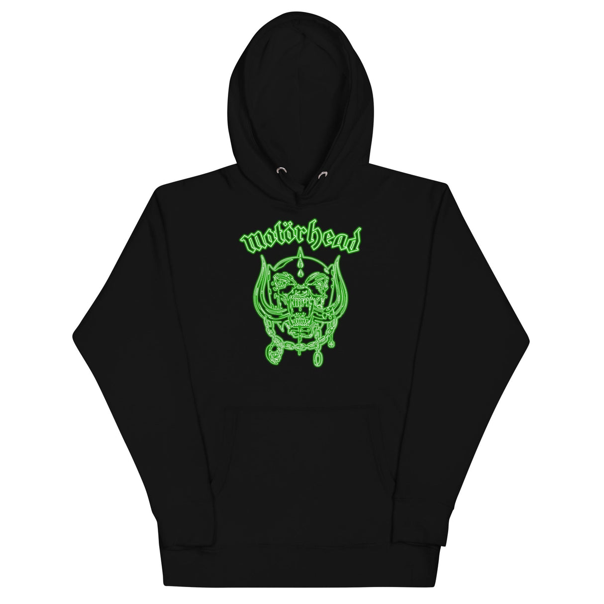 Motorhead - Neon Green Warpig Hoodie ()