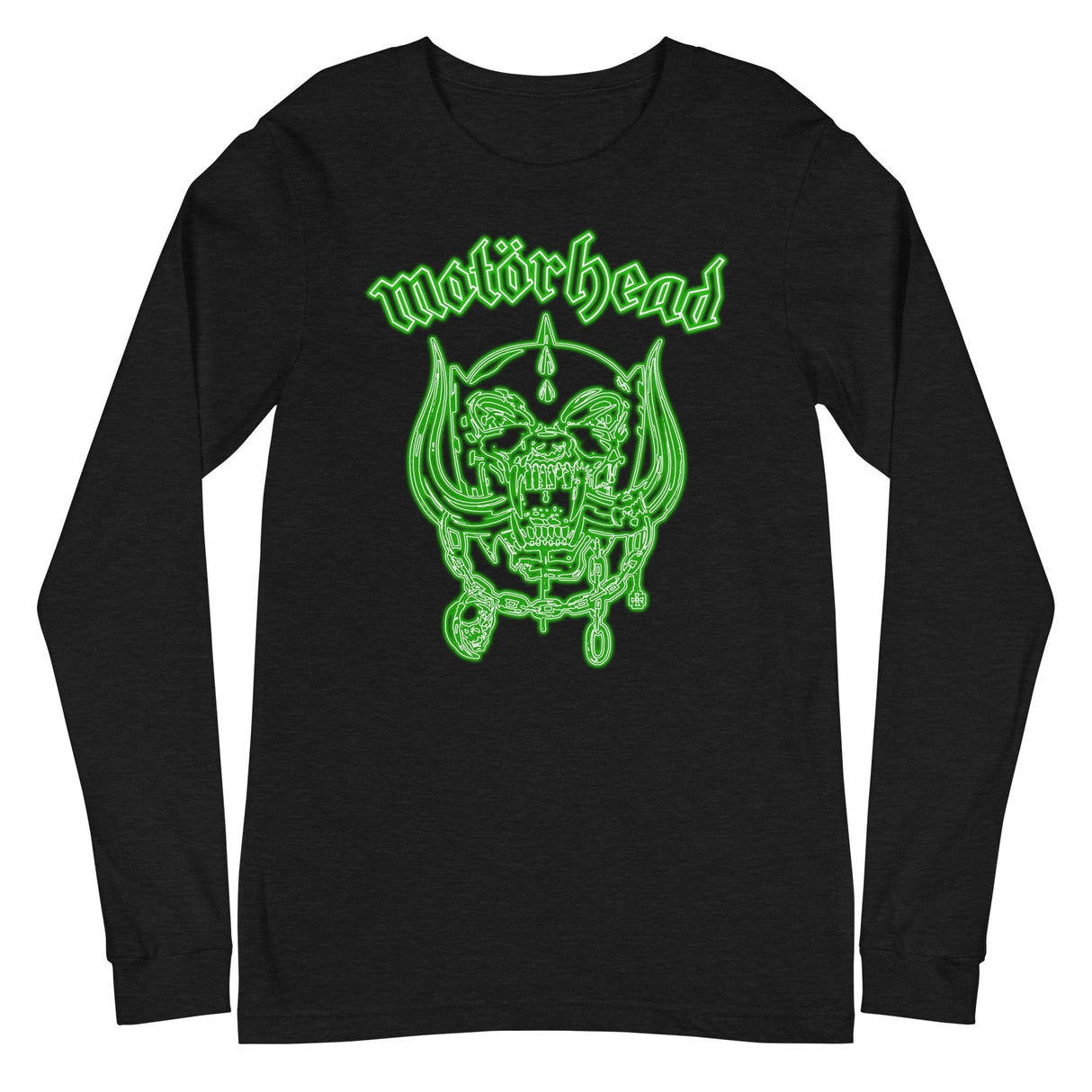 Motorhead - Neon Green Warpig Long Sleeve T-Shirt ()