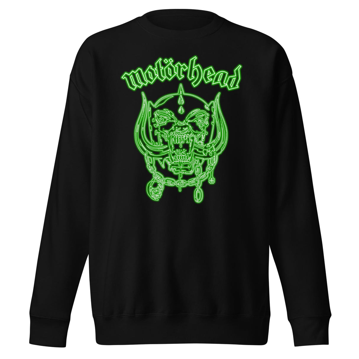 Motorhead - Neon Green Warpig Sweatshirt ()