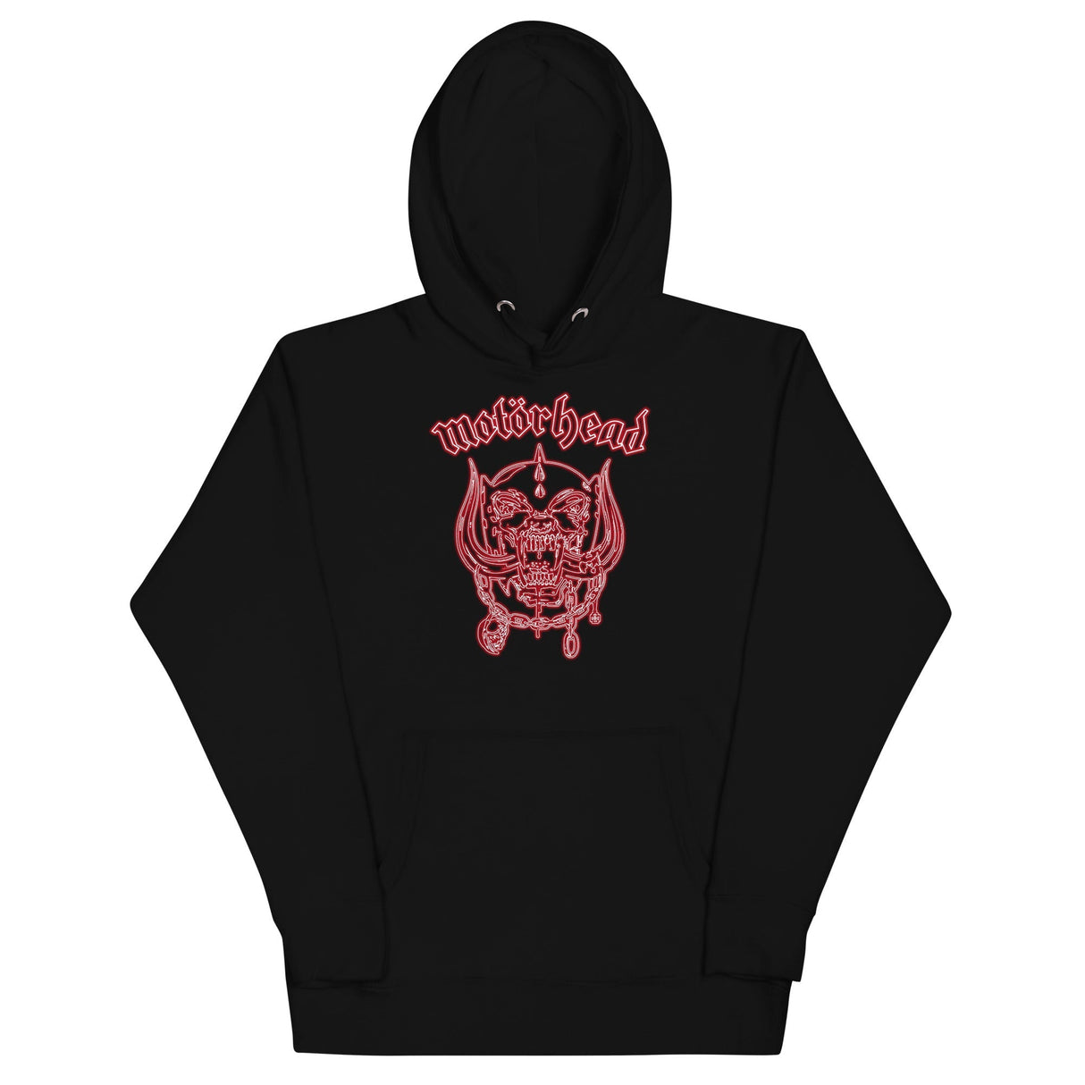 Motorhead - Neon Red Warpig Hoodie ()