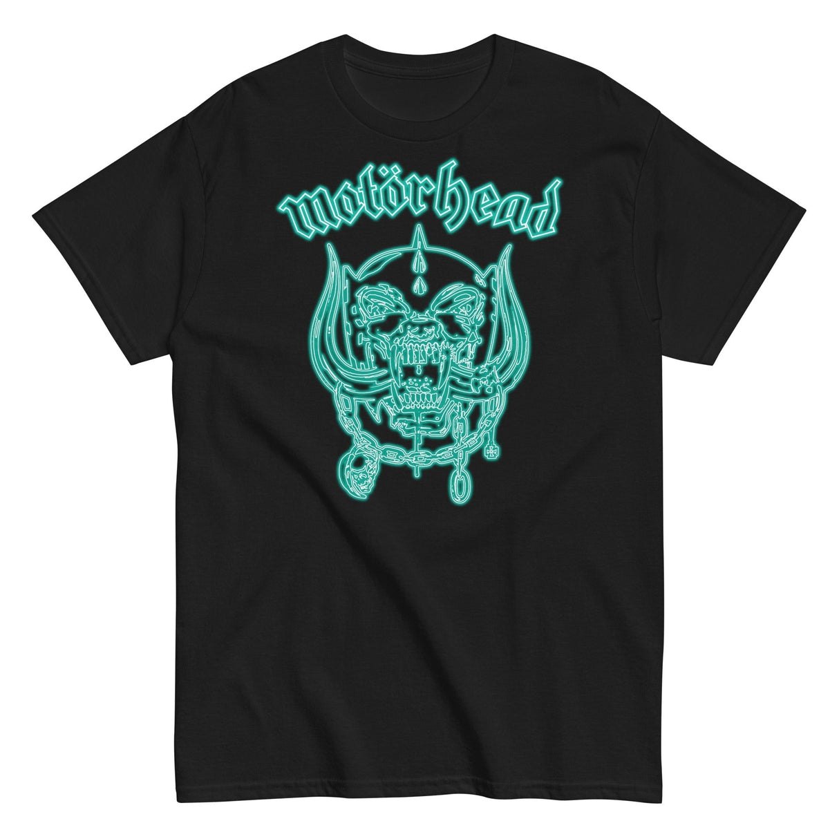 Motorhead - Neon Teal Warpig T-Shirt [Apparel]