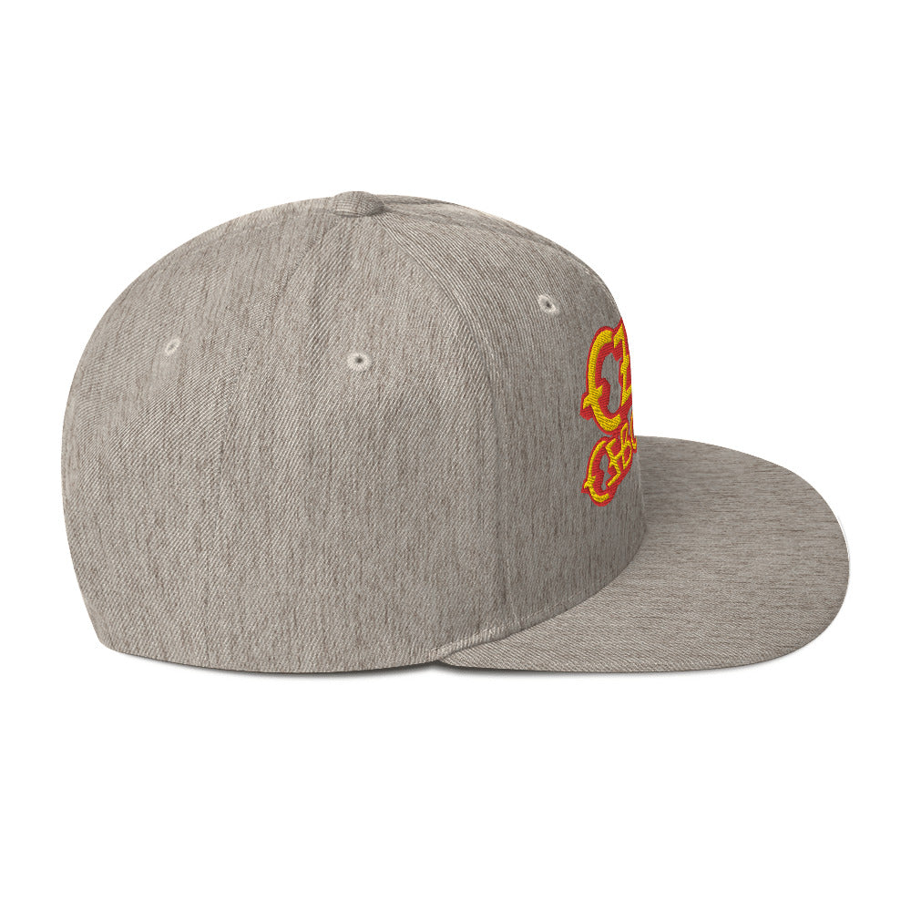 Ozzy Osborne Grey Embroidered Snapback Hat ()