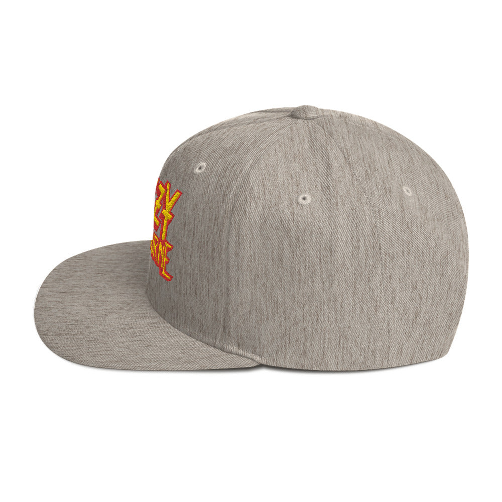 Ozzy Osborne Grey Embroidered Snapback Hat ()