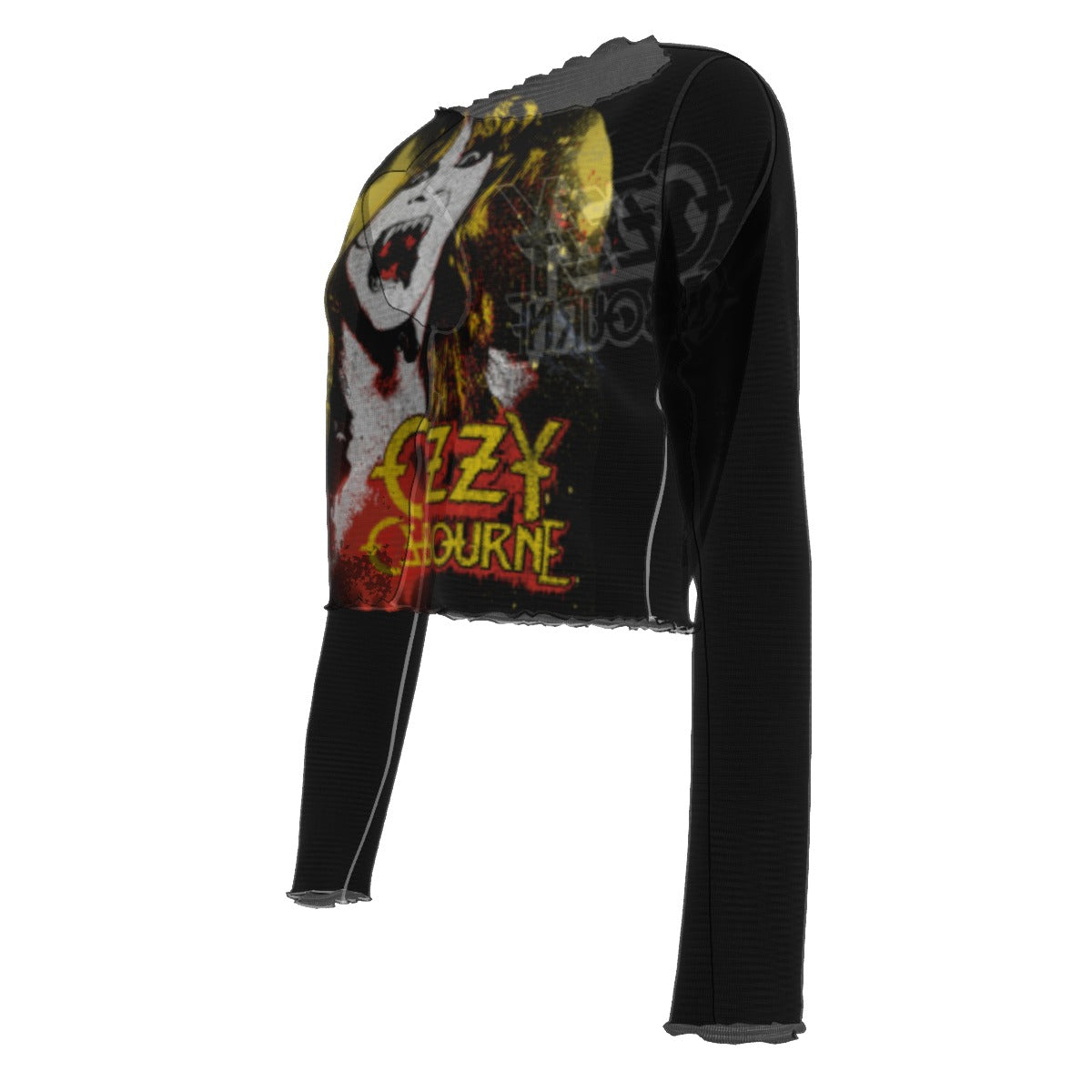 MERCHMOMENT Ozzy Osbourne Drip Women's Mesh Top [Apparel]
