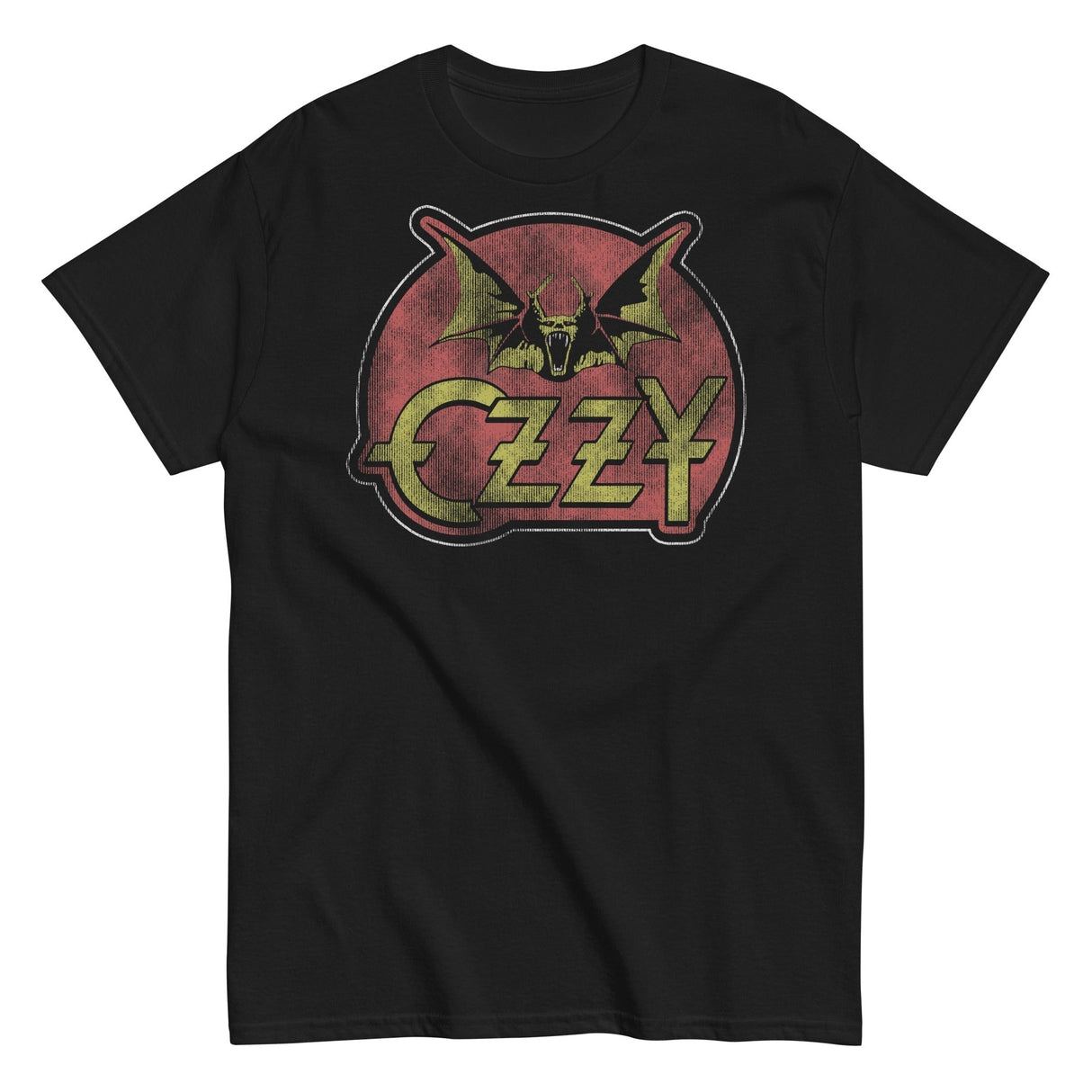 MERCHMOMENT Ozzy Osbourne - Flaming Bat T-Shirt [Apparel]