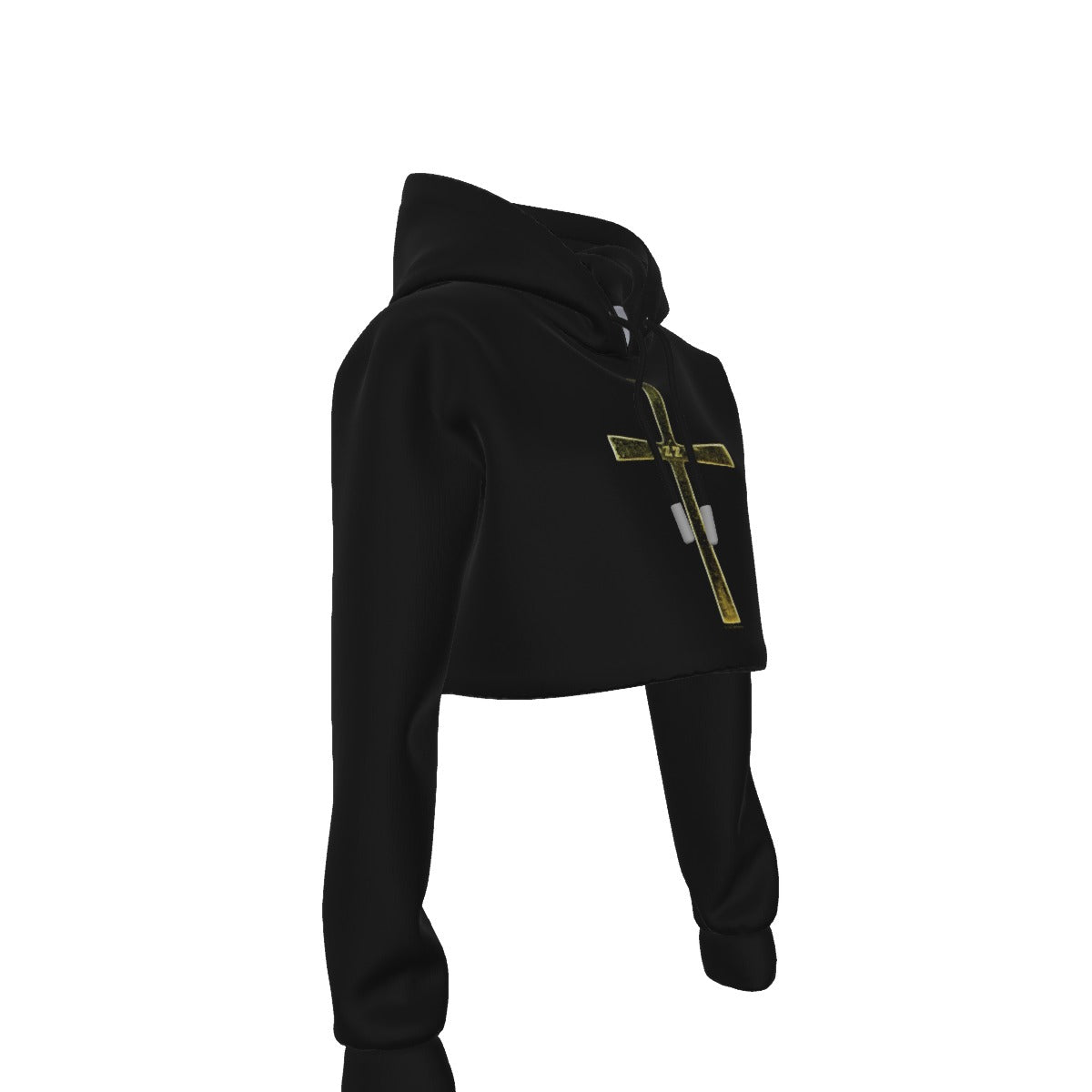 Ozzy Osbourne Pray for Ozzy Women's Cropped Hoodie ()