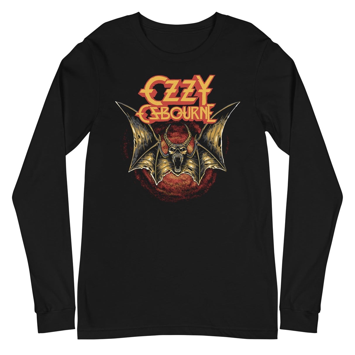 MERCHMOMENT Ozzy Osbourne - Screaming Bat Long Sleeve T-Shirt [Apparel]