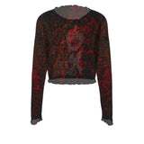 MERCHMOMENT Ozzy Osbourne Vampire Women's Mesh Top [Apparel]