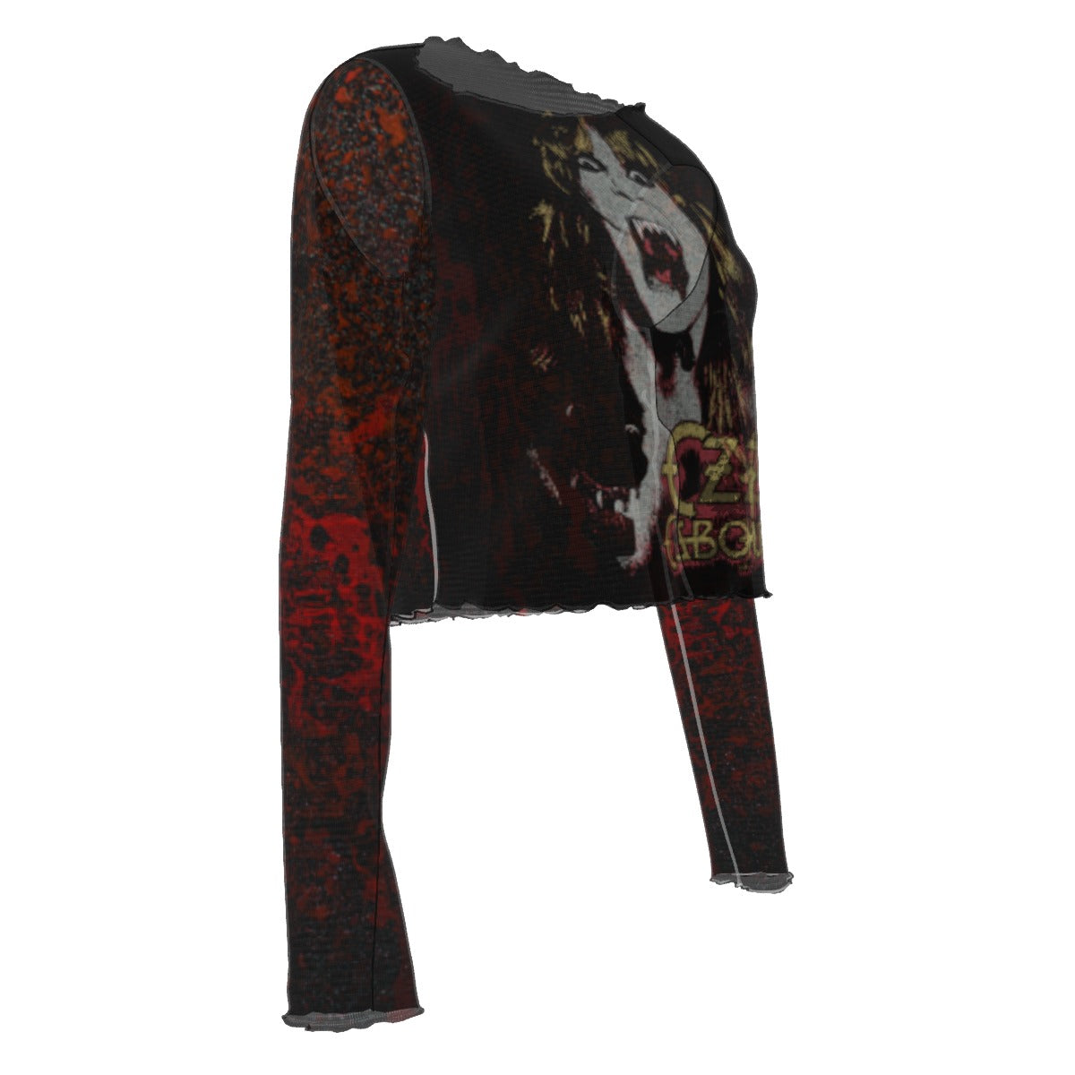 MERCHMOMENT Ozzy Osbourne Vampire Women's Mesh Top [Apparel]