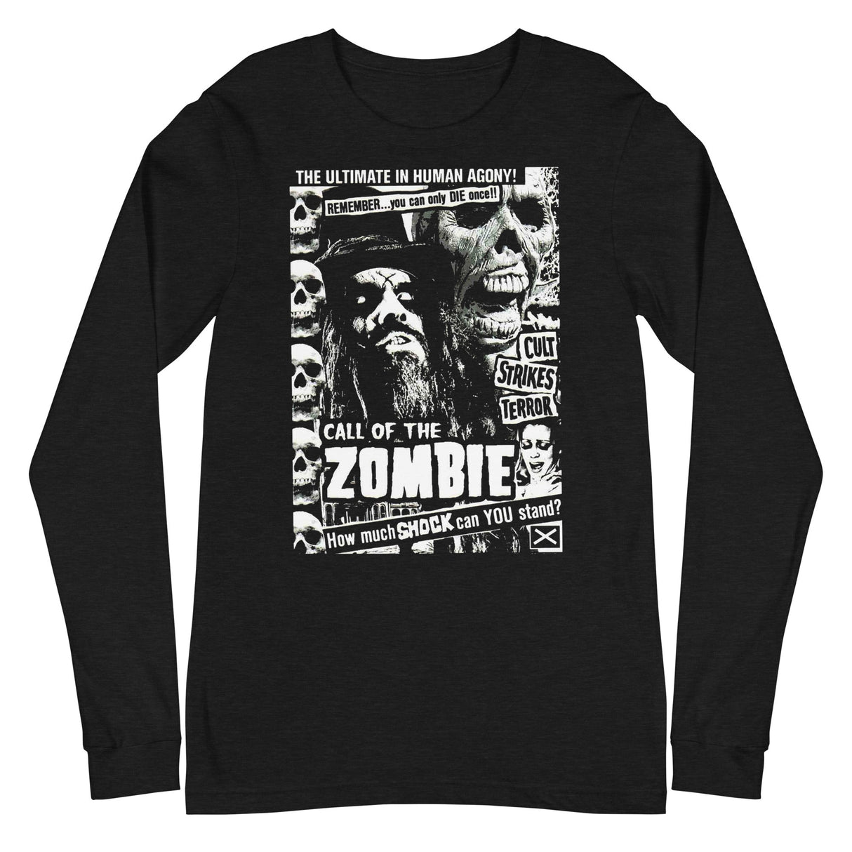 Rob Zombie - Black and White Long Sleeve T-Shirt ()