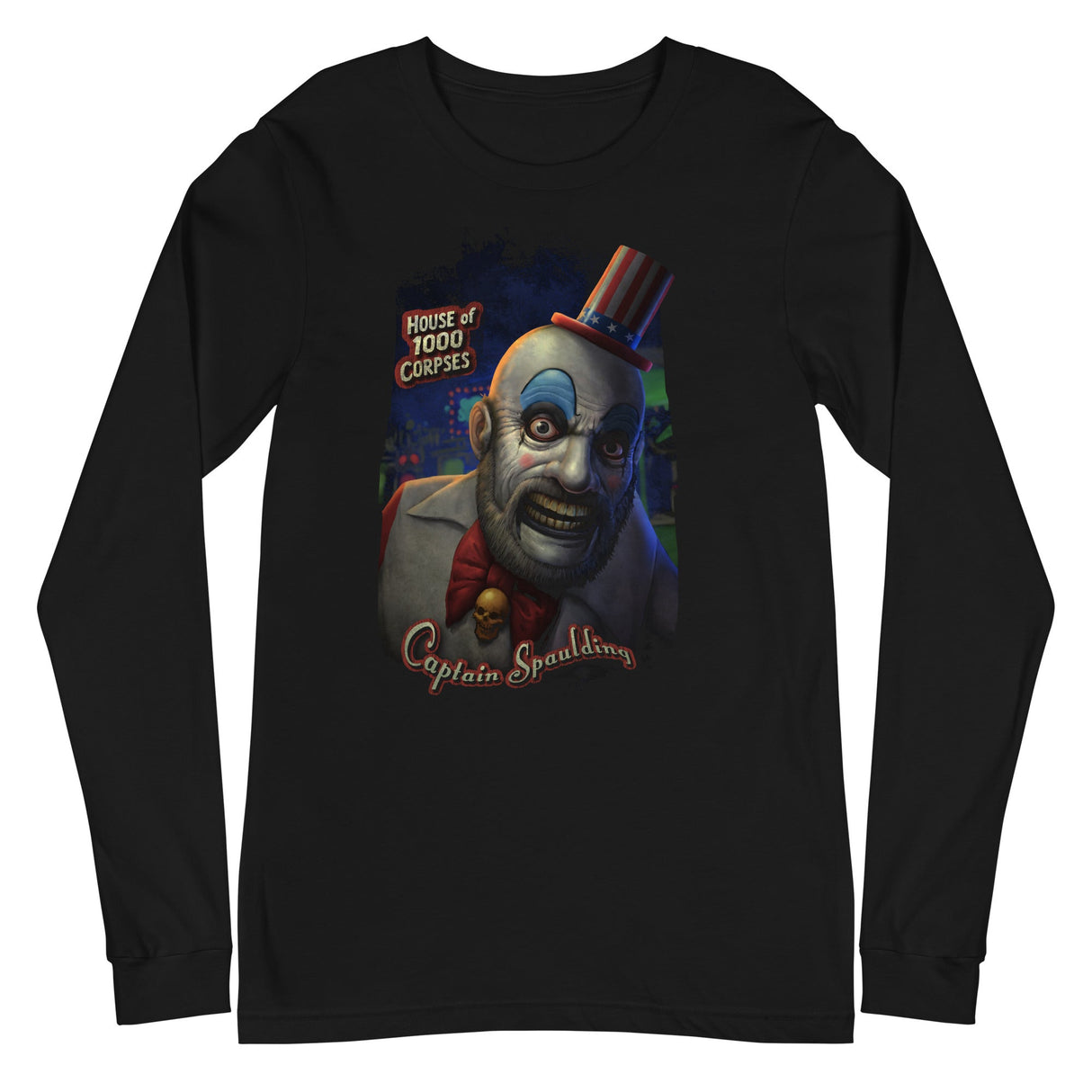 Rob Zombie - Captain Spaulding Long Sleeve T-Shirt ()