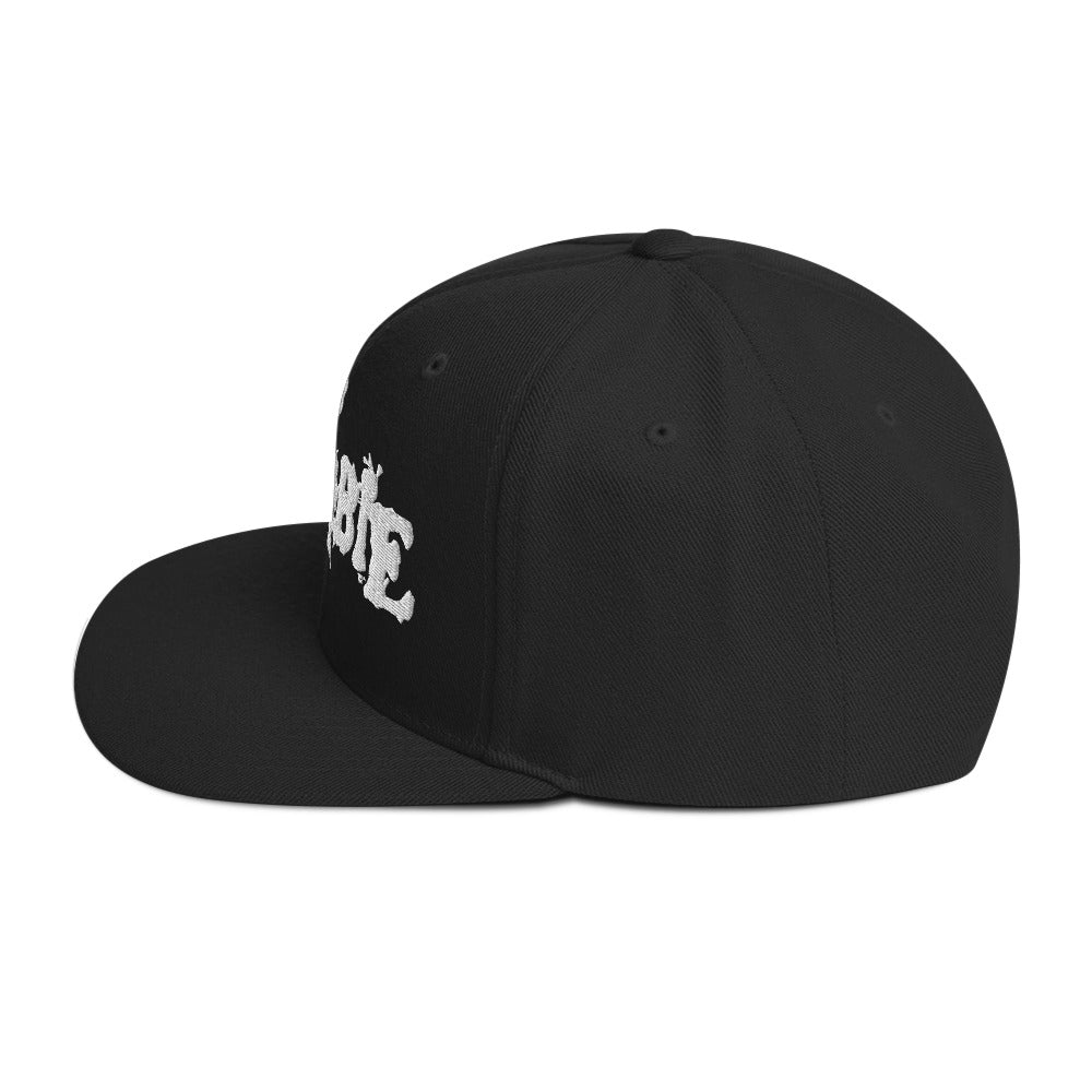 Rob Zombie Classic Logo Black Embroidered Snap Back Hat ()