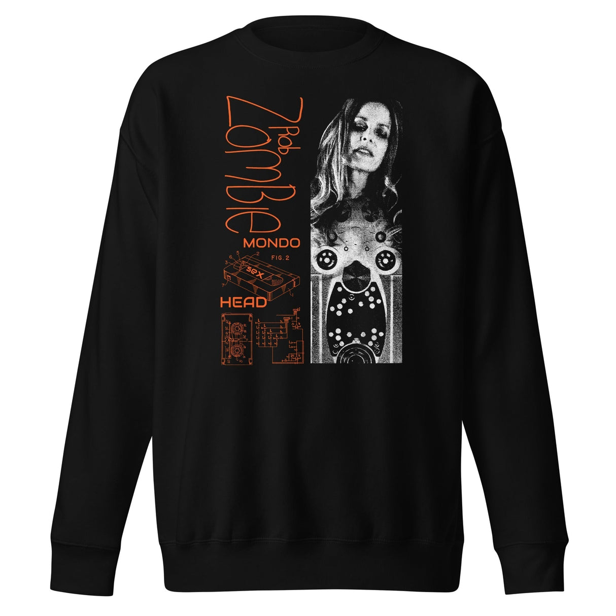 MERCHMOMENT Rob Zombie - Mondo Head Sweatshirt [Apparel]