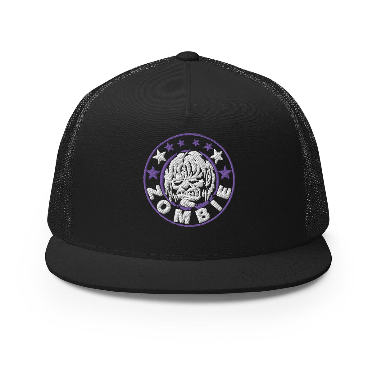 Rob Zombie Purple Circle Embroidered Trucker Hat ()