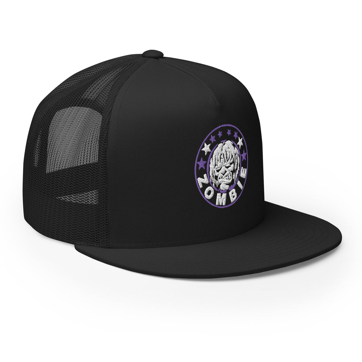 Rob Zombie Purple Circle Embroidered Trucker Hat ()