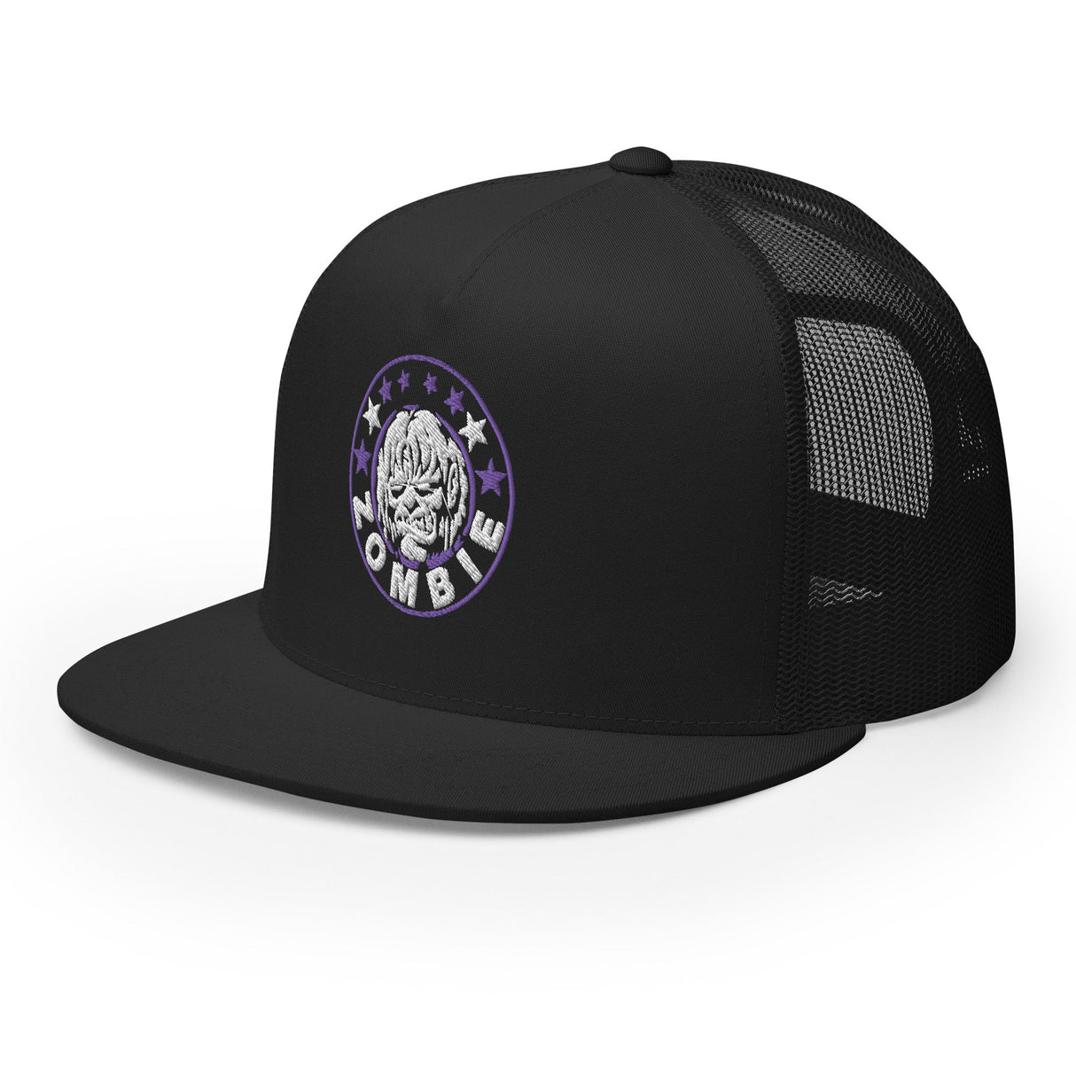 Rob Zombie Purple Circle Embroidered Trucker Hat ()