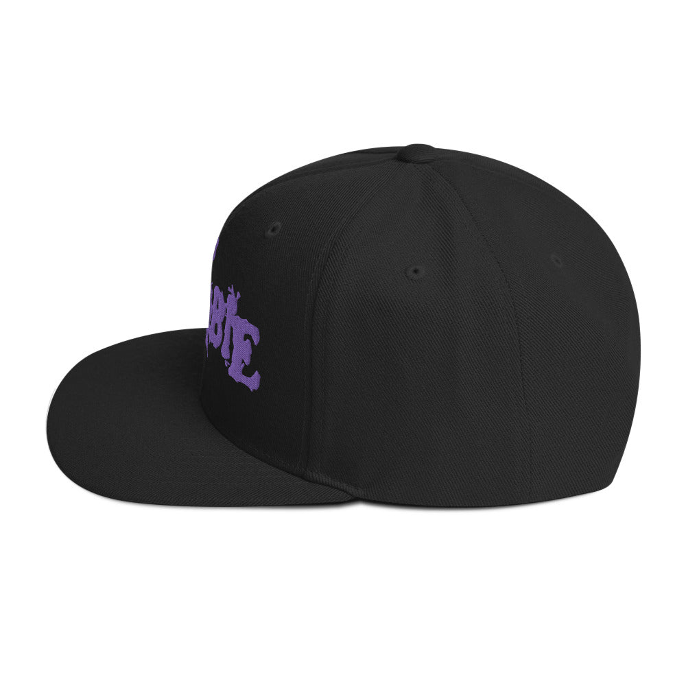 Rob Zombie Purple Logo Embroidered Snapback Hat ()