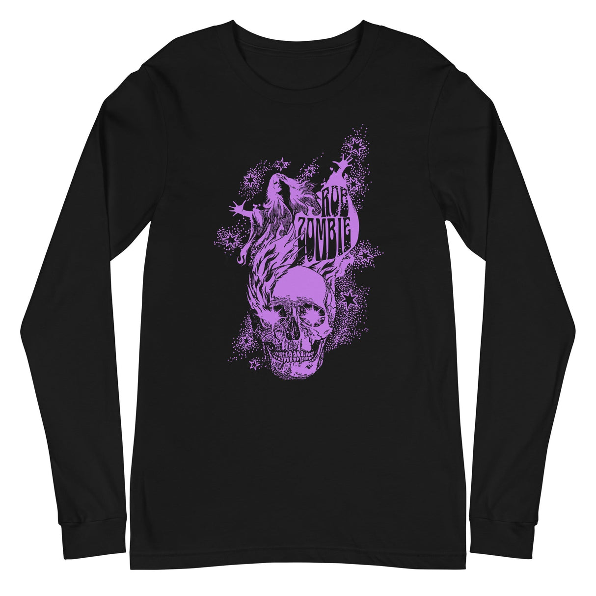 Rob Zombie - Purple Skull Long Sleeve T-Shirt ()