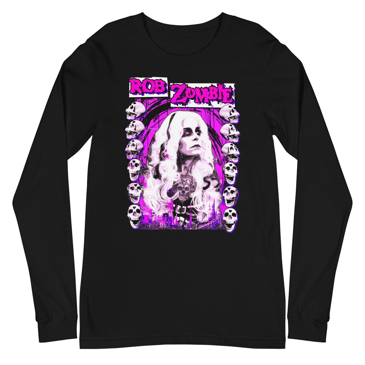 Rob Zombie - Rob Skulls Long Sleeve T-Shirt ()