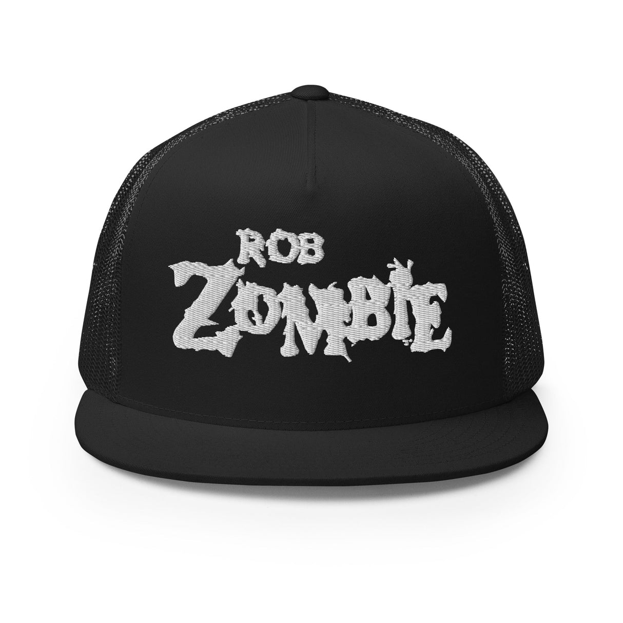 Rob Zombie White Logo Embroidered Trucker Hat ()