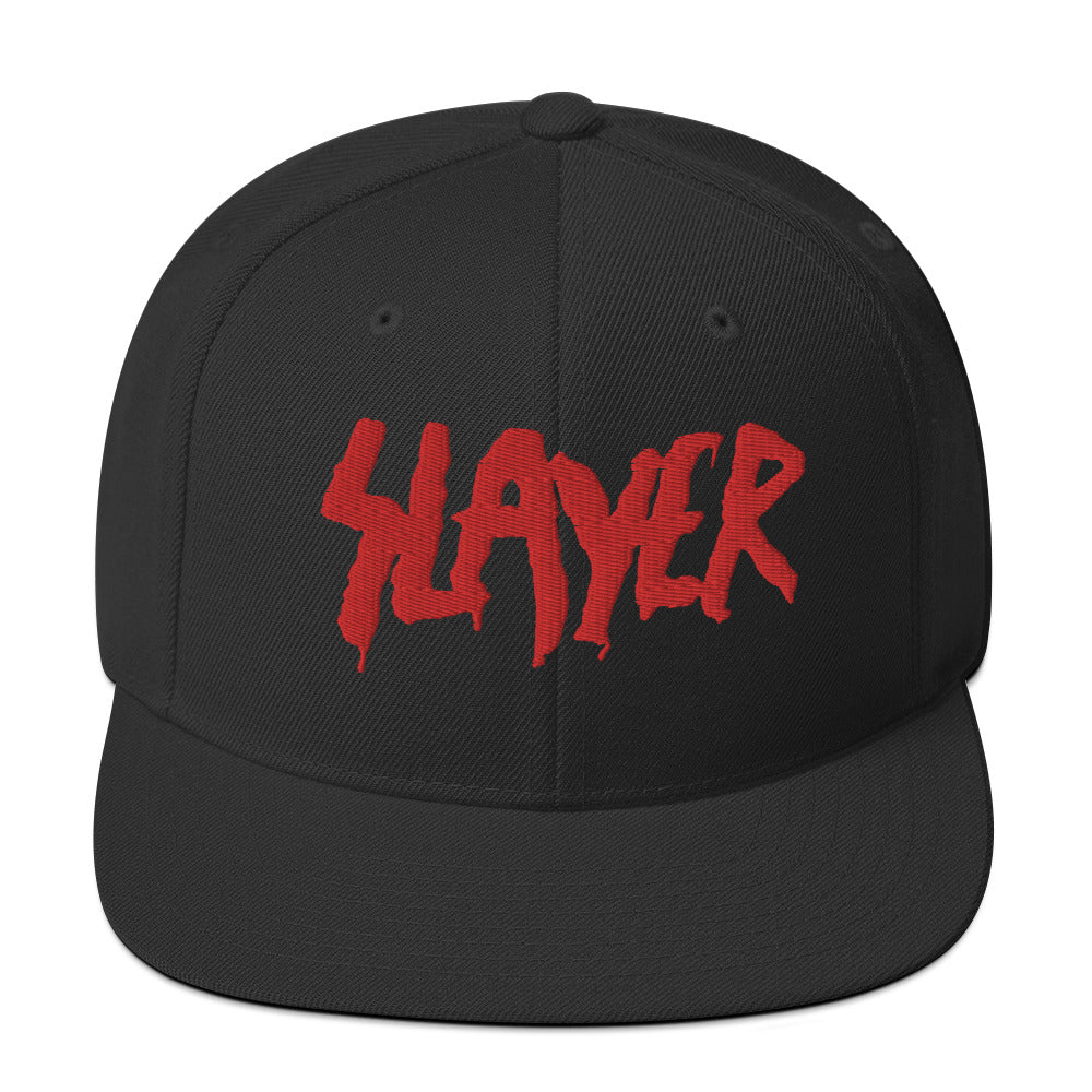 Slayer Drip Logo Embroidered Snapback Hat ()