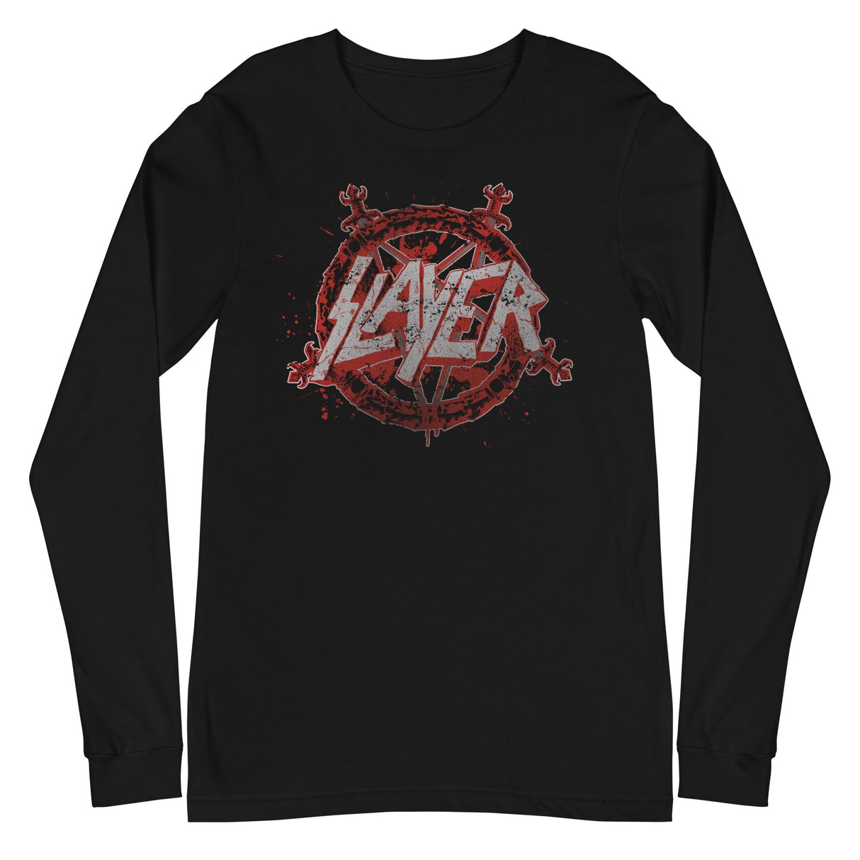 Slayer - Drip Logo Long Sleeve T-Shirt ()