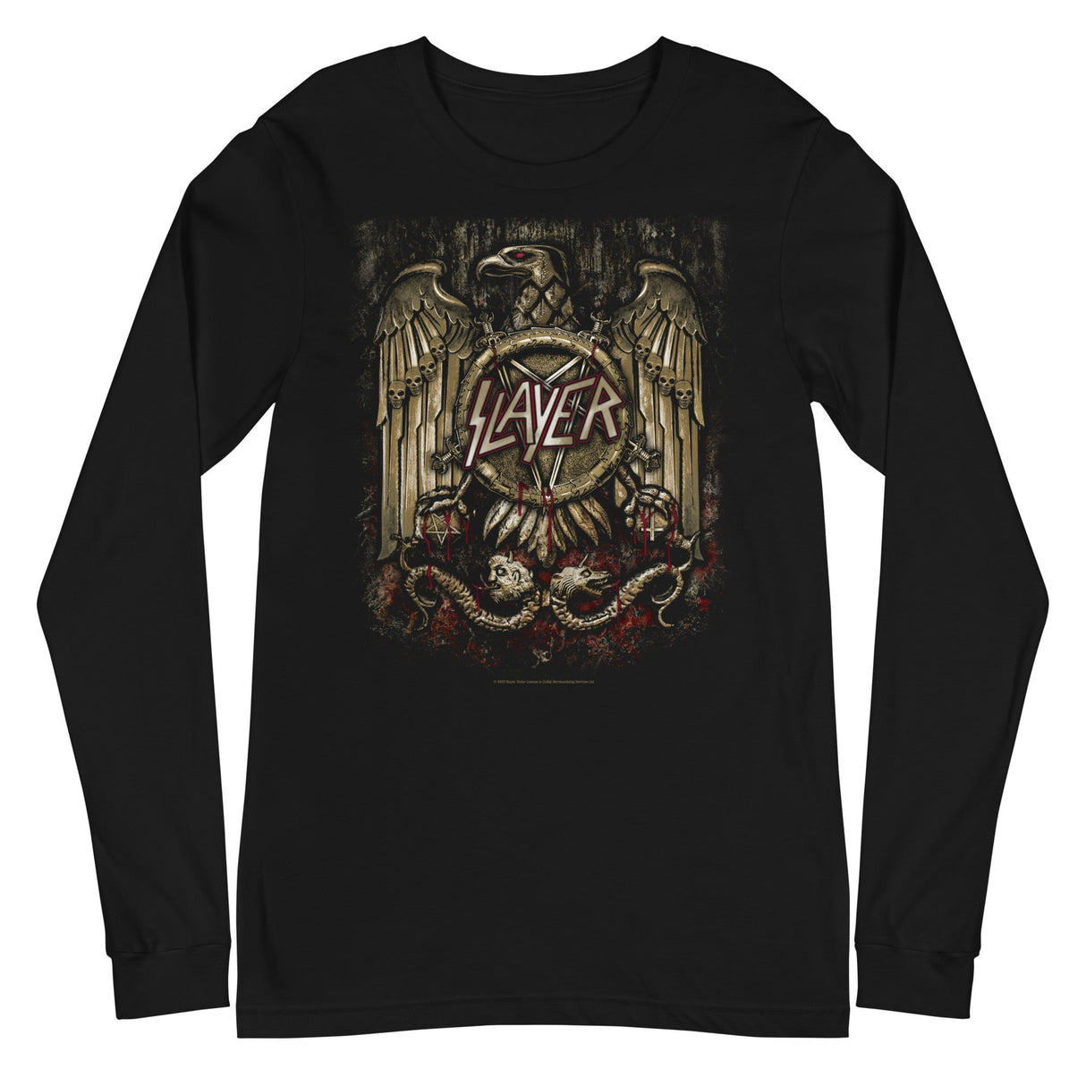 Slayer - Eagle Statue Long Sleeve T-Shirt ()