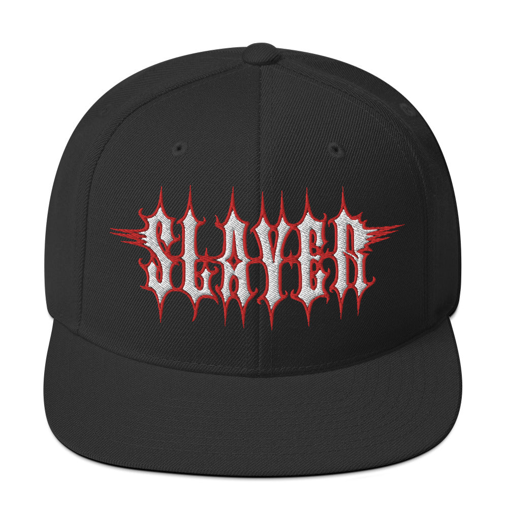 Slayer Electric Logo Embroidered Snapback Hat ()