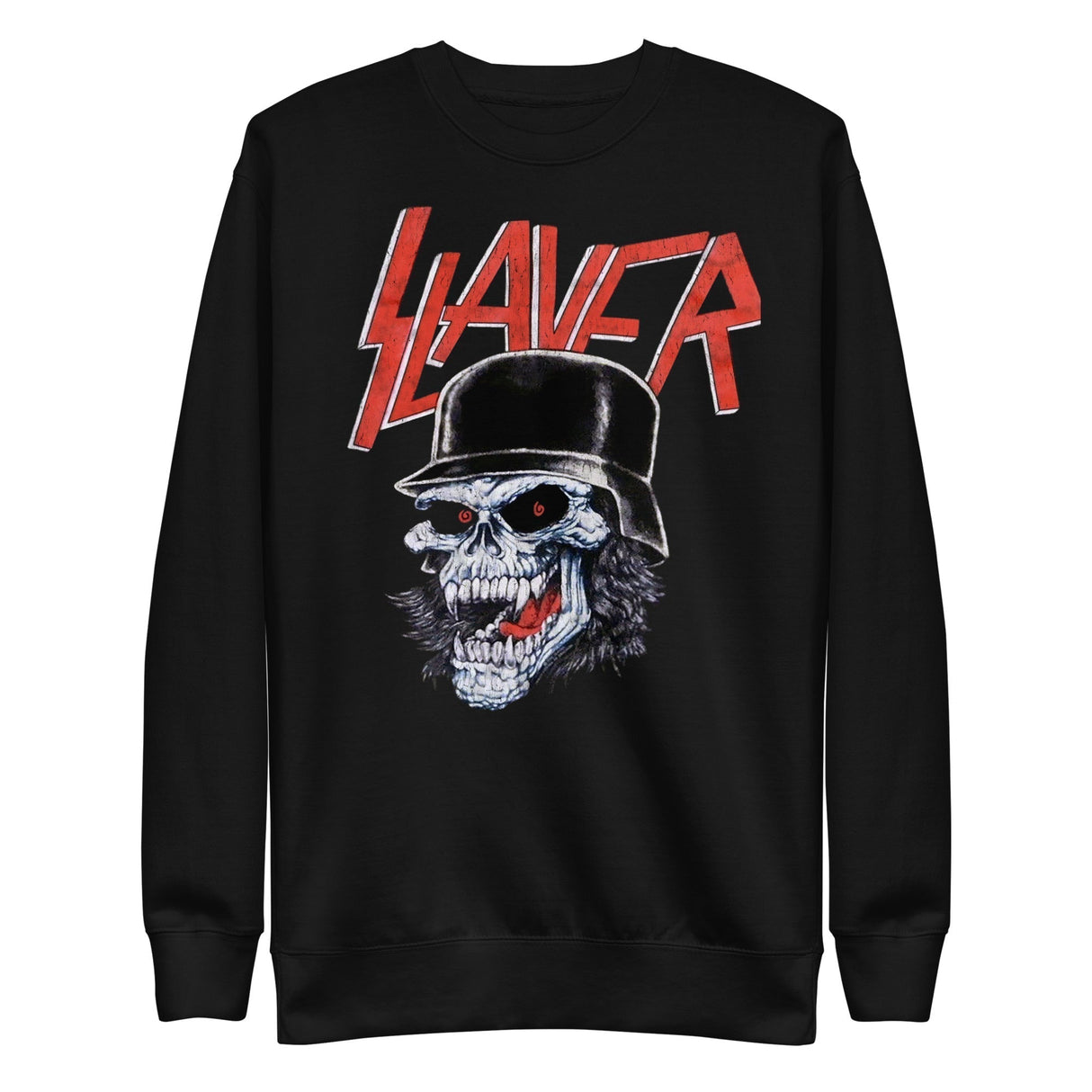 MERCHMOMENT Slayer - Helmet Skull Sweatshirt [Apparel]