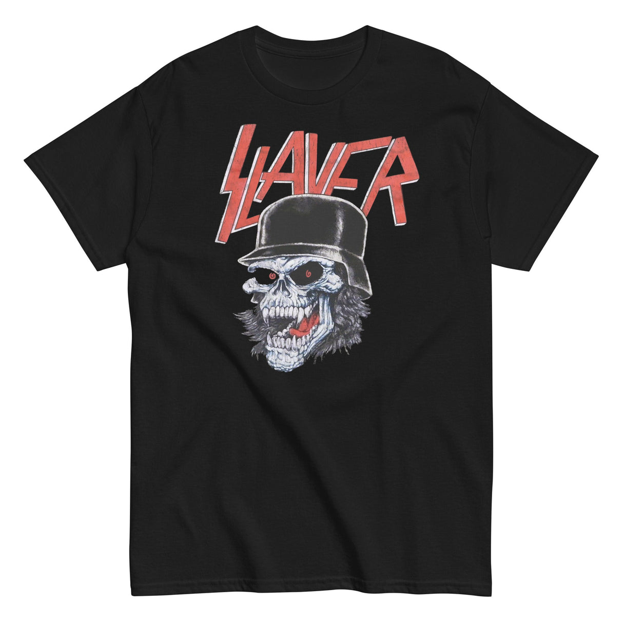 Slayer - Helmet Skull T-Shirt ()