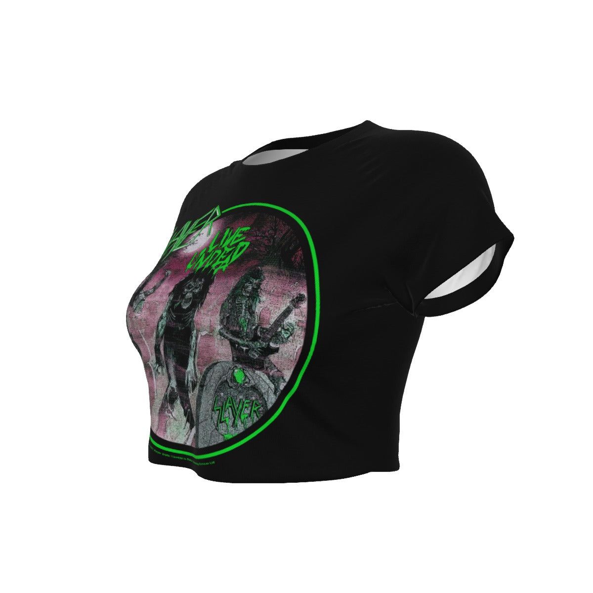 MERCHMOMENT Slayer Live Undead Women's Crop Top [Apparel]