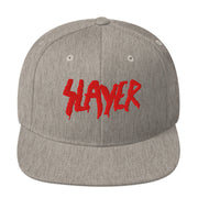 MERCHMOMENT Slayer Logo Embroidered Snapback Hat [Hat]