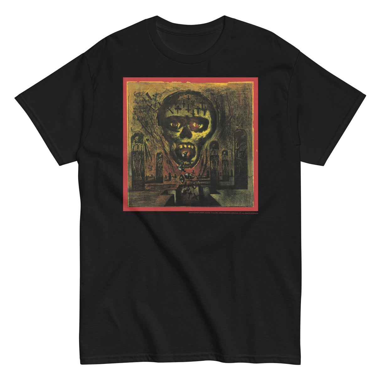 Slayer - Painted Skull T-Shirt ()