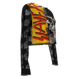 MERCHMOMENT Slayer Screamin' Skull Women's Mesh Top [Apparel]
