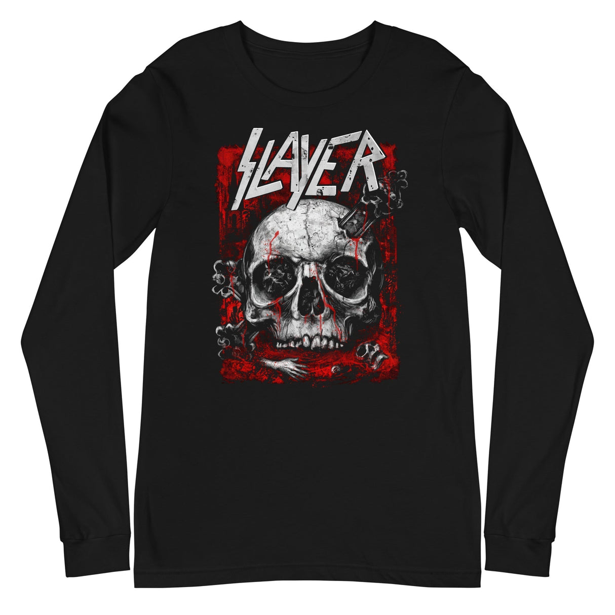 Slayer - Skull Logo Long Sleeve T-Shirt ()