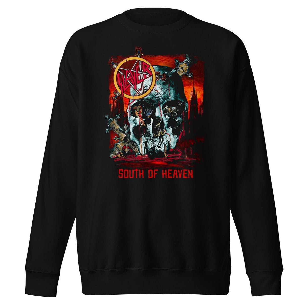 MERCHMOMENT Slayer - South Skull Sweatshirt [Apparel]