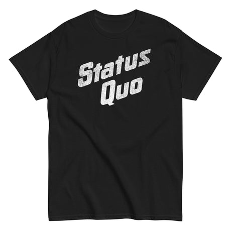 Status Quo - White Logo T-Shirt ()